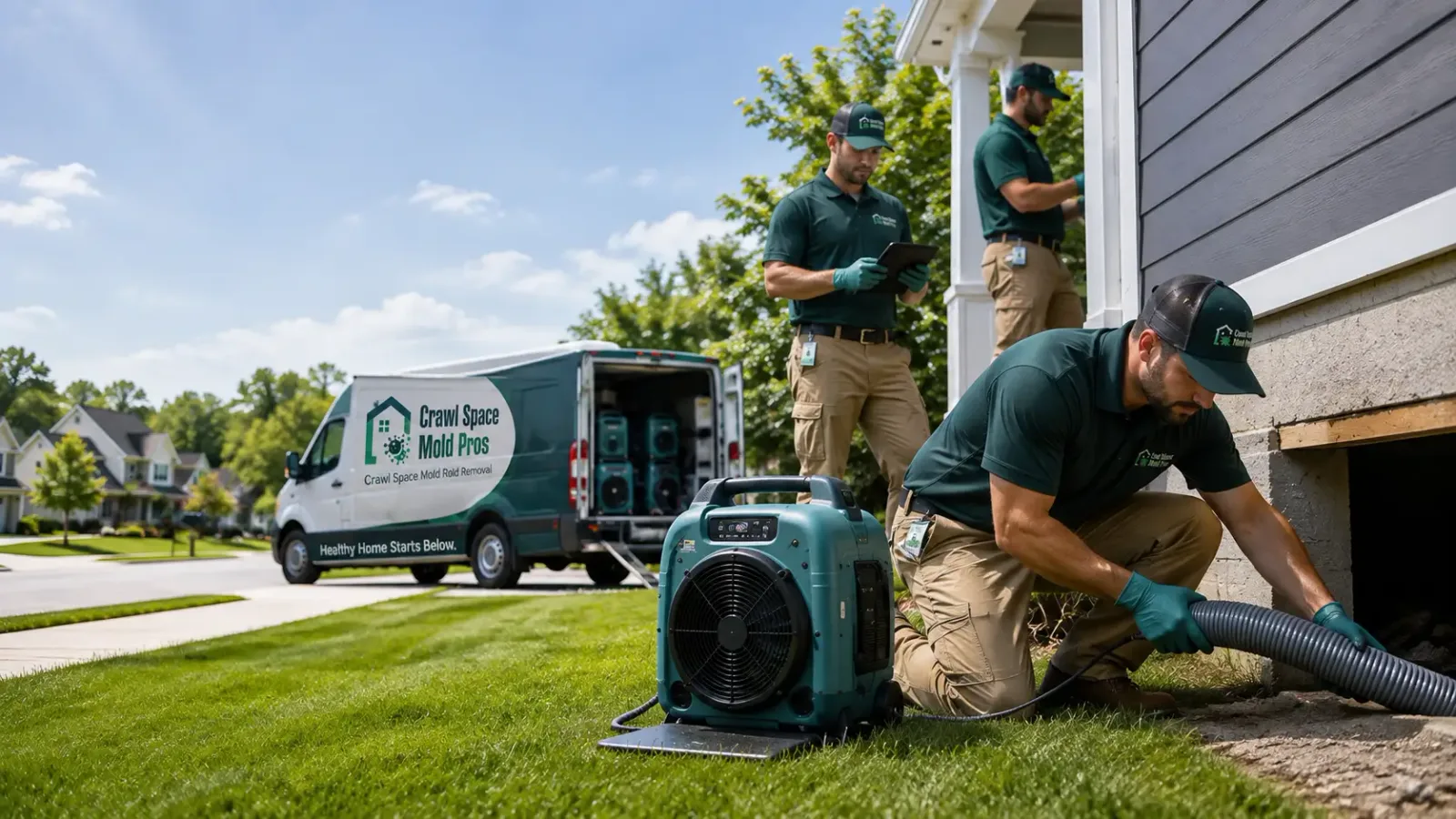 Crawl Space Mold Removal in Sipesville, PA